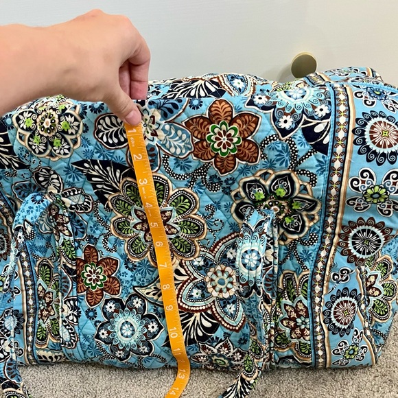 Vera Bradley Bali Blue Weekender Tote Duffle Bag - Picture 8 of 10
